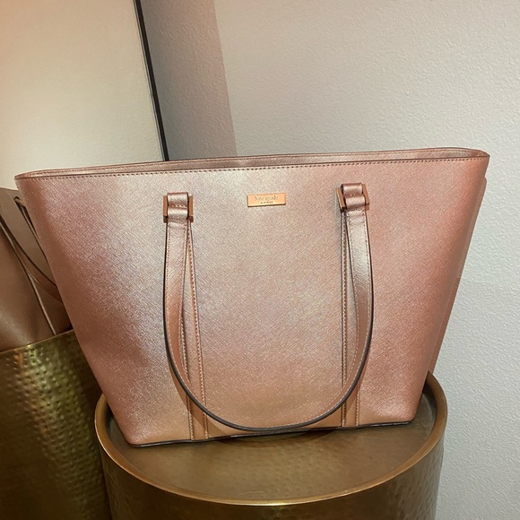 Kate Spade Rose Gold Dally Tote - Picture 1 of 5